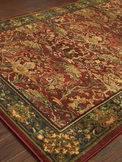 Kharma 2'3" x 4'5" Red Rug