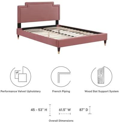 Modway - Liva Performance Velvet King Bed