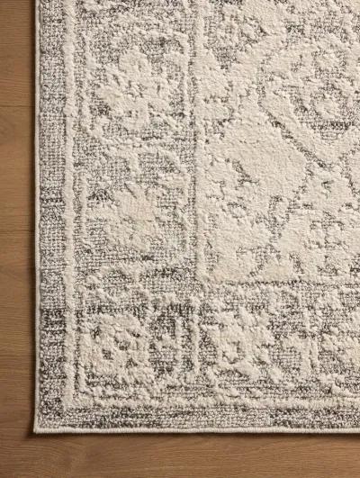 Gigi Ivory/Stone 2'7" x 7'6" Runner Rug by Magnolia Home by Joanna Gaines x Loloi