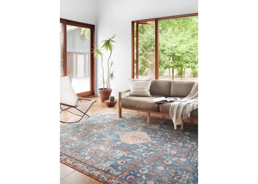 Layla LAY10 Marine/Clay 7'6" x 9'6" Rug