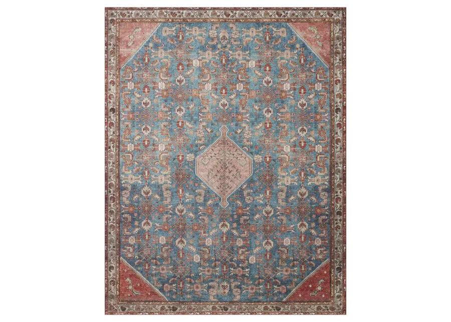 Layla LAY10 Marine/Clay 7'6" x 9'6" Rug