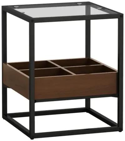 Modern Coffee Table Set with Storage Shelf