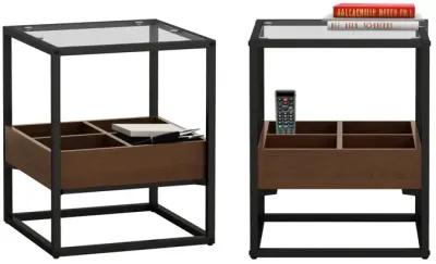 Modern Coffee Table Set with Storage Shelf