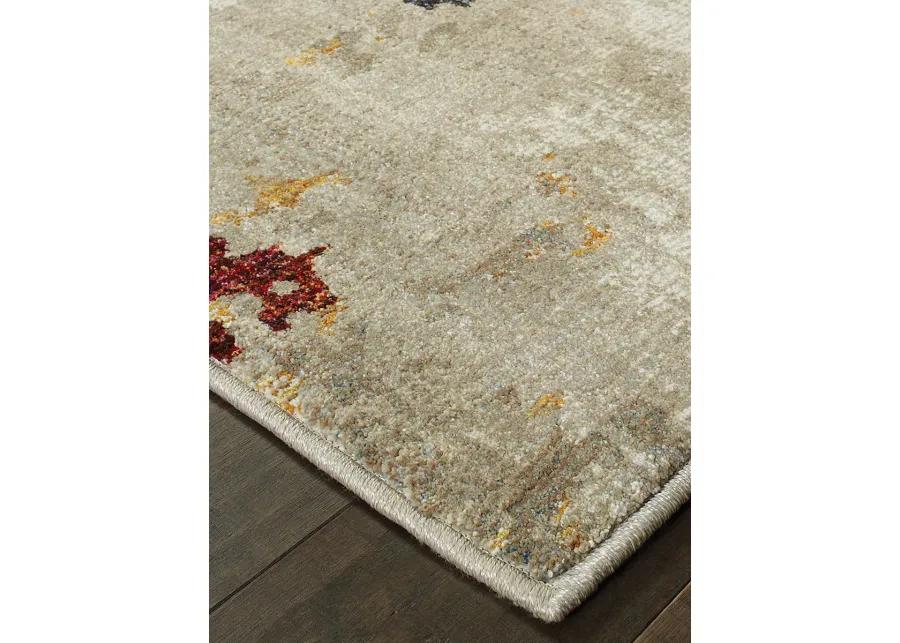 Evolution 3'3" x 5'2" Beige Rug