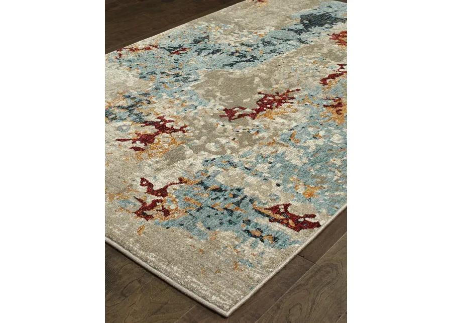 Evolution 3'3" x 5'2" Beige Rug