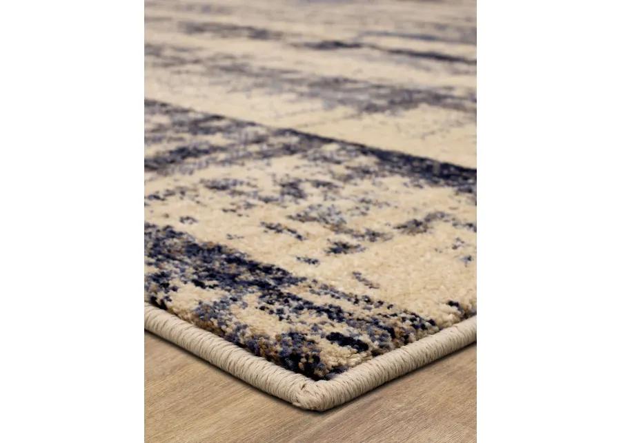 Vanguard by Drew & Jonathan Home Ephemeral Ink Blue 2' 4" X 7' 10" Rug