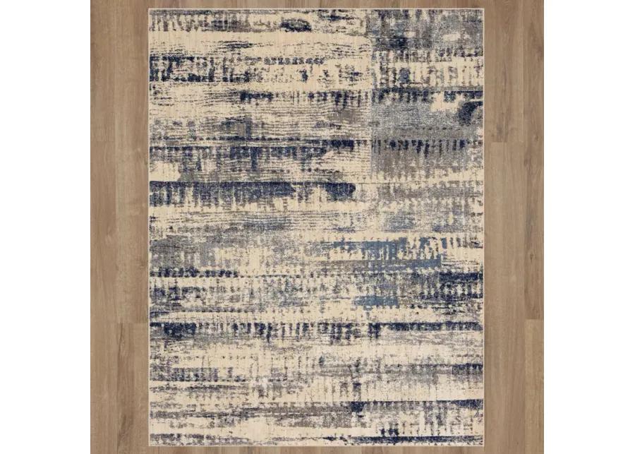 Vanguard by Drew & Jonathan Home Ephemeral Ink Blue 2' 4" X 7' 10" Rug