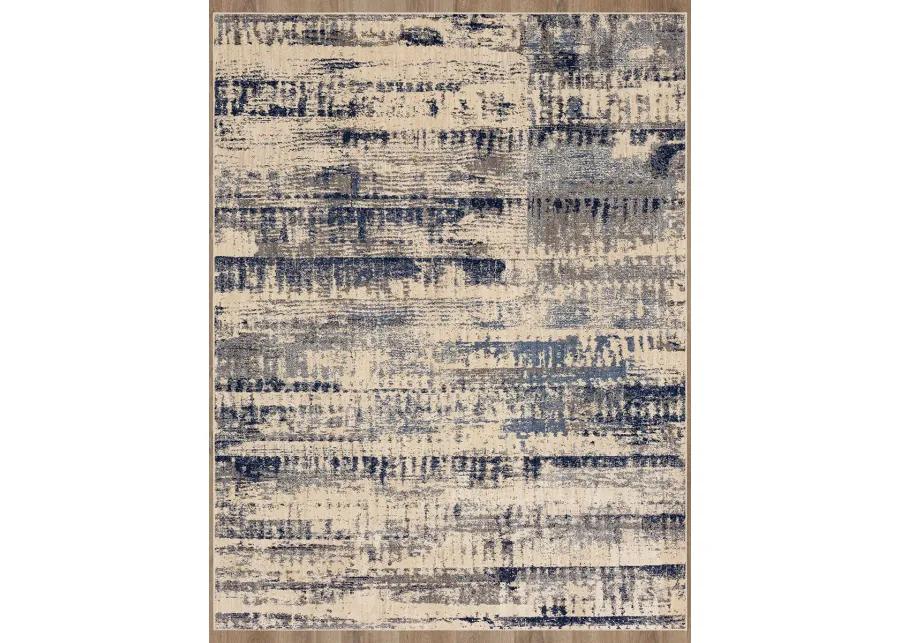 Vanguard by Drew & Jonathan Home Ephemeral Ink Blue 2' 4" X 7' 10" Rug