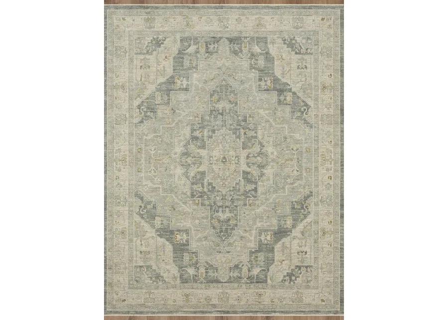 Adalia Kumra Dark gray 2' 7" X 7' 3" Rug