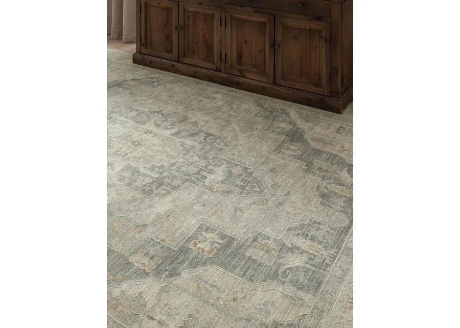 Adalia Kumra Dark gray 2' 7" X 7' 3" Rug