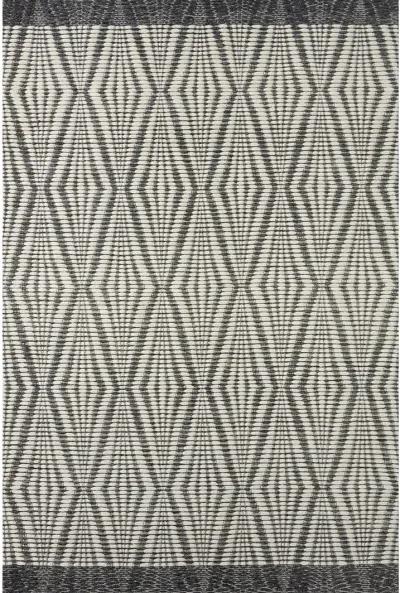 Kenzie KNZ01 Ivory/Charcoal 5' x 7'6" Rug