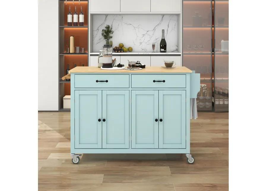 Merax Kitchen Island Cart