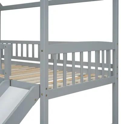 Merax Bunk Bed with Two Drawers and Slide