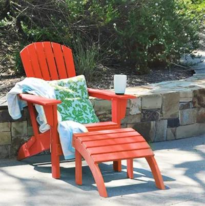 PolyTEAK Outdoor Adirondack Ottoman