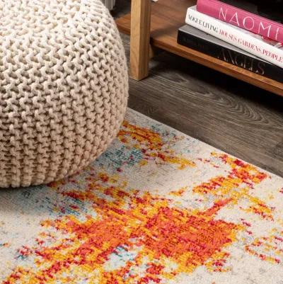 Sunset Modern Abstract Area Rug