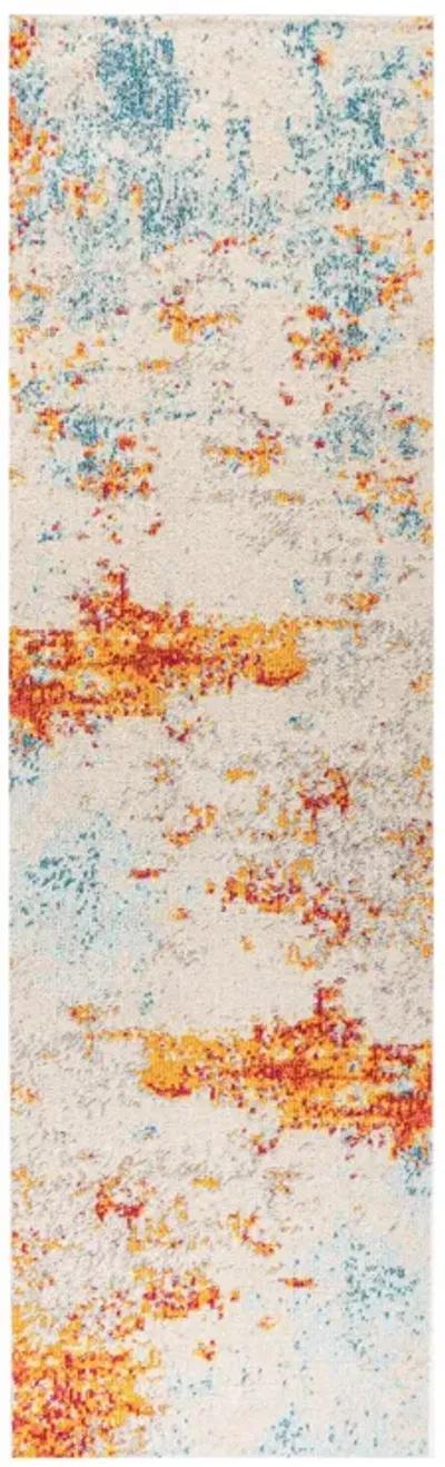 Sunset Modern Abstract Area Rug