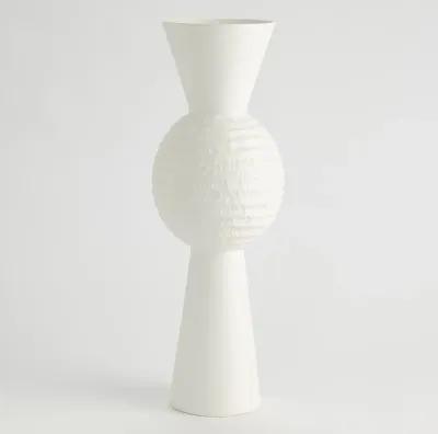 High Chiseled Orb Vase