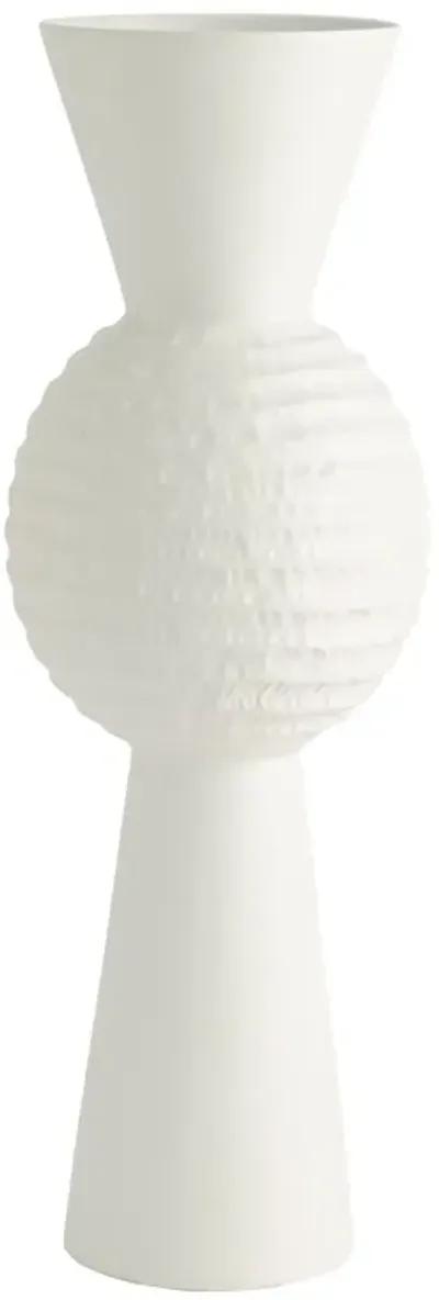 High Chiseled Orb Vase