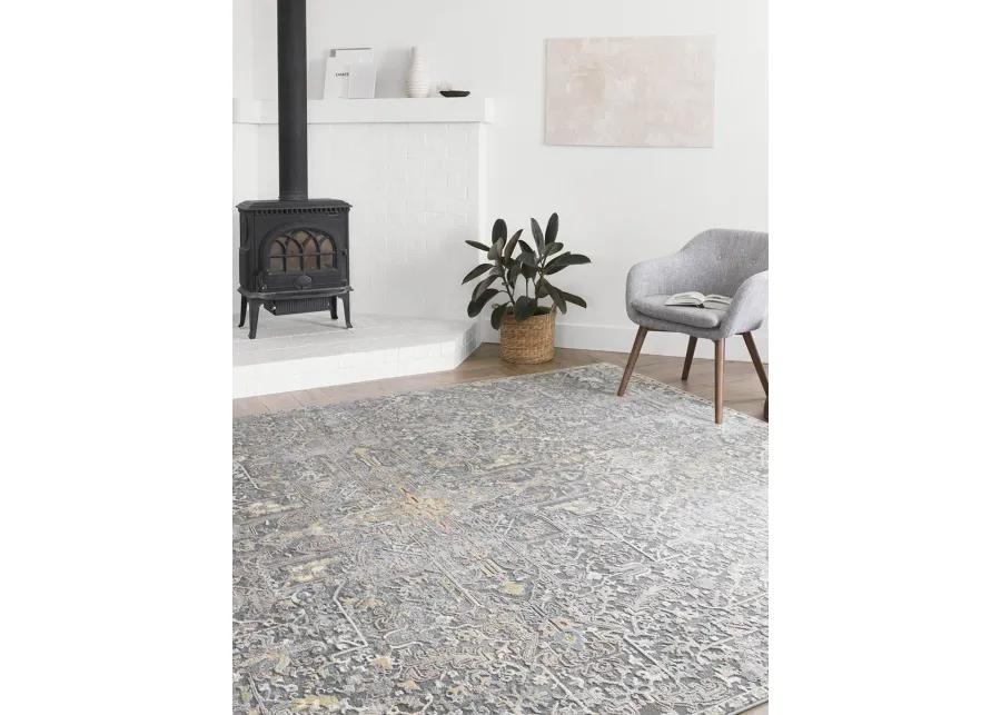 Lucia LUC02 Charcoal/Multi 7'9" x 10'6" Rug