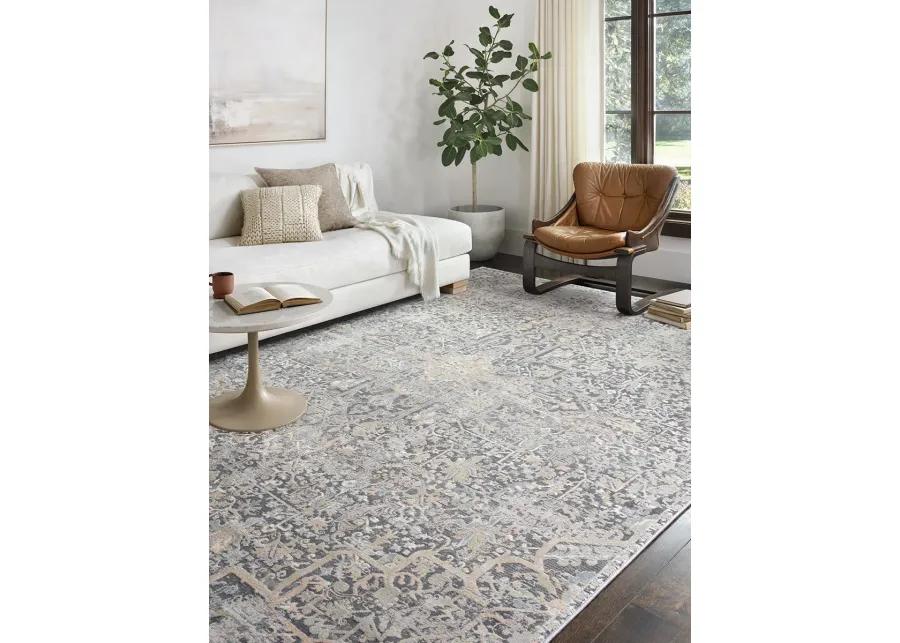 Lucia LUC02 Charcoal/Multi 7'9" x 10'6" Rug