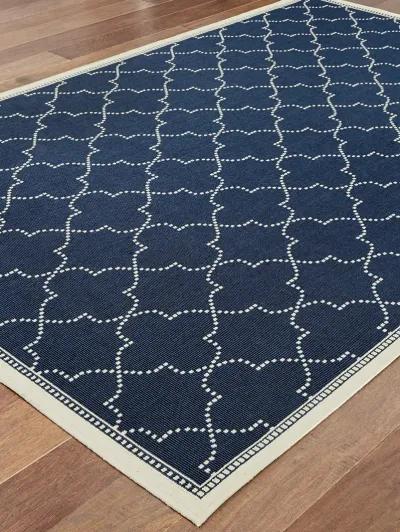 Marina 6'7" x 9'6" Navy Rug