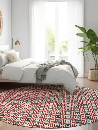 Marlo MO1 Red 4' Rug