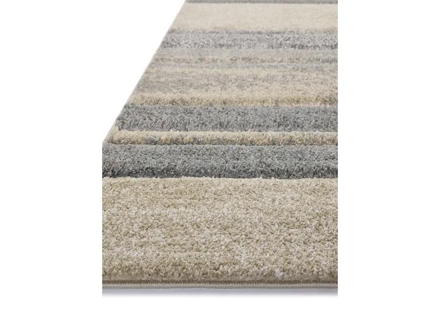 Silas SLA-07 Slate / Sand 3''7" x 5''7" Rug by