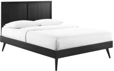 Modway - Alana King Wood Platform Bed with Splayed Legs