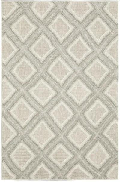 Tangier 6'7" x 9'6" Grey Rug