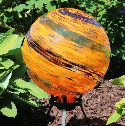 Sunnydaze Sunset Sky Glass Gazing Globe - 10 in