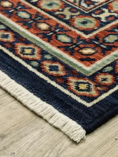 Lilihan 3'3" x 5' Navy Rug