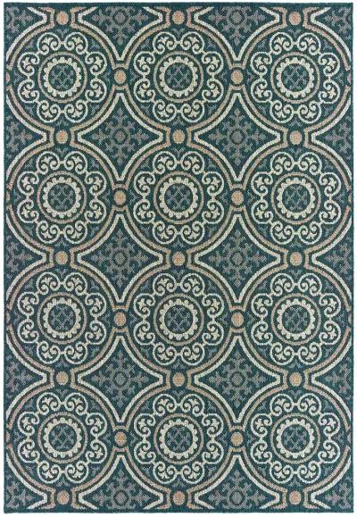 Latitude 3'3" x 5' Blue Rug