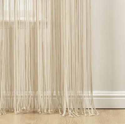 Boho Macrame Textured Cotton Window Curtain/Room Divider/Doorway/Wall Décor