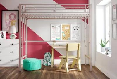 Grace Twin Metal Loft Bed