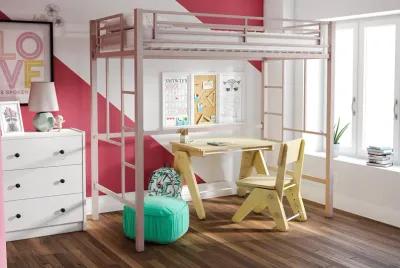 Grace Twin Metal Loft Bed