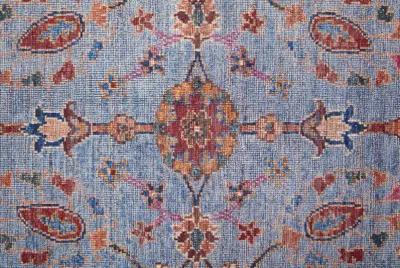 Rawlins 39HEF Gray/Blue/Red 10'6" x 14' Rug