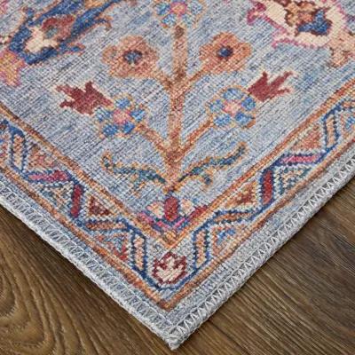 Rawlins 39HEF Gray/Blue/Red 10'6" x 14' Rug