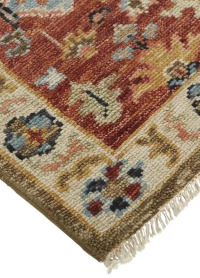 Carrington 6805F Ivory/Red/Blue 5'6" x 8'6" Rug