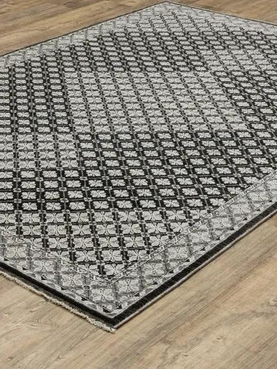 Chamberlain 2'3" x 7'6" Blk Rug