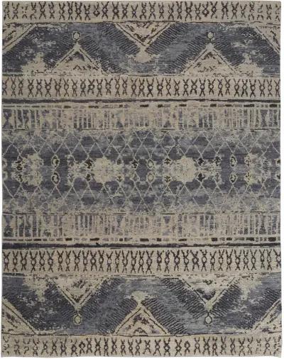 Palomar 6572F Blue/Gray/Ivory 2' x 3' Rug