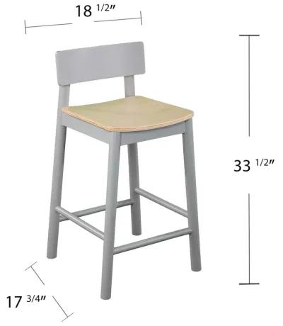 Claxby Two-Tone Counter Stools (Set of 2)