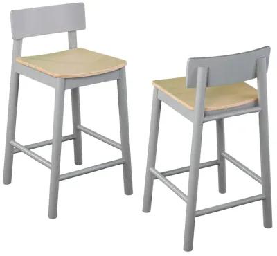 Claxby Two-Tone Counter Stools (Set of 2)