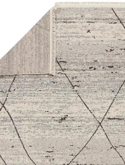 Lore Imani Gray 3' x 8' Runner Rug