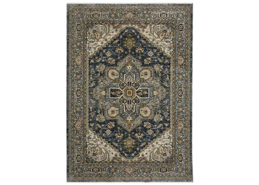 Aberdeen 5'3" x 7'6" Blue Rug