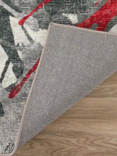 Brisbane BR6 Scarlet 20" x 30" Rug