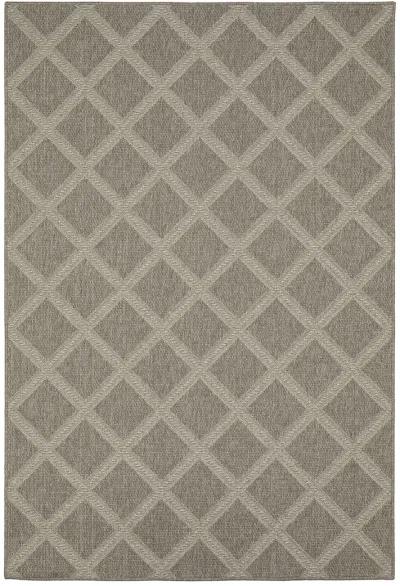 Caicos 7'10" x 10' Grey Rug