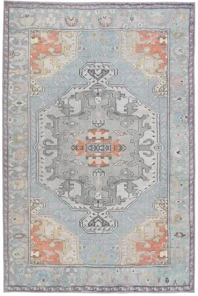 Harman By Katelester Zenora Blue 2'6" x 10' Runner Rug