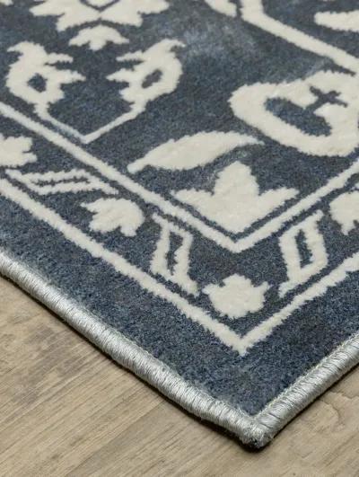 Intrigue 3'10" x 5'5" Blue Rug