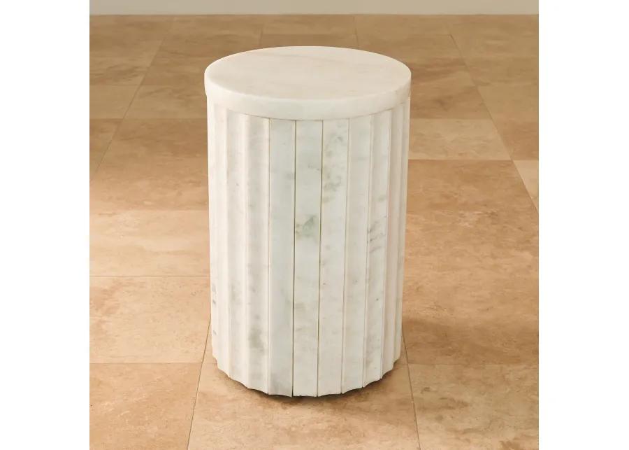 Marble Column Table