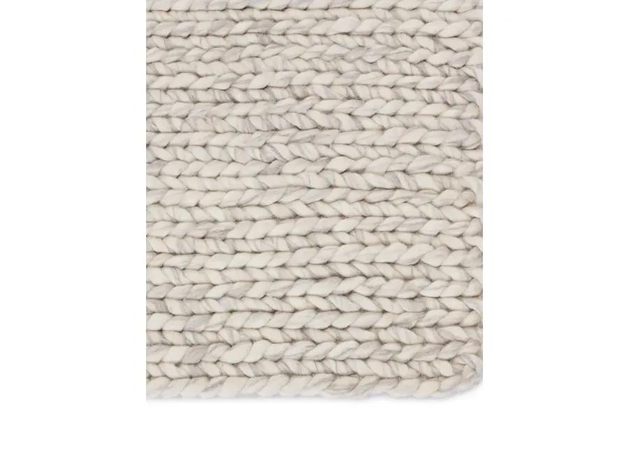 Scandinavia Dula Braiden White 10' x 14' Rug